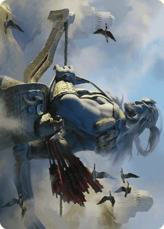 Skybeast Tracker Art Card [Wilds of Eldraine Art Series] | Devastation Store