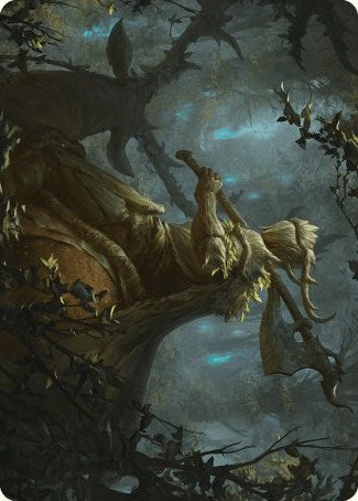 Verdant Outrider Art Card [Wilds of Eldraine Art Series] | Devastation Store