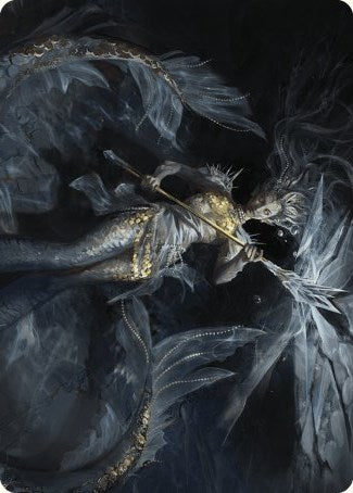 Sharae of Numbing Depths Art Card [Wilds of Eldraine Art Series] | Devastation Store
