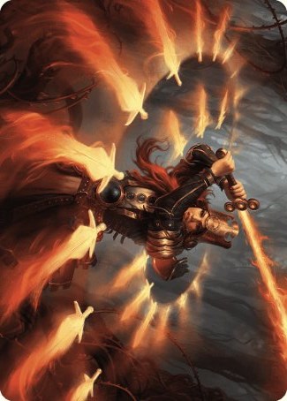 Heartflame Duelist Art Card [Wilds of Eldraine Art Series] | Devastation Store