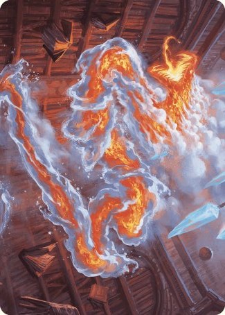 Scalding Viper Art Card [Wilds of Eldraine Art Series] | Devastation Store