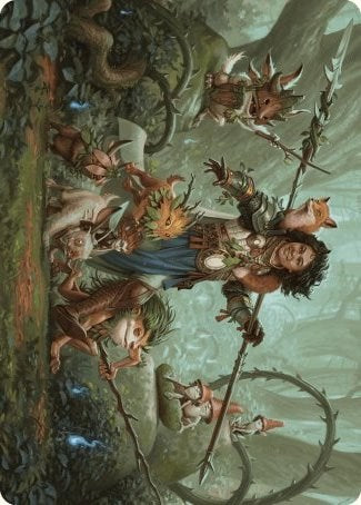 Ellivere of the Wild Court Art Card [Wilds of Eldraine Art Series] | Devastation Store