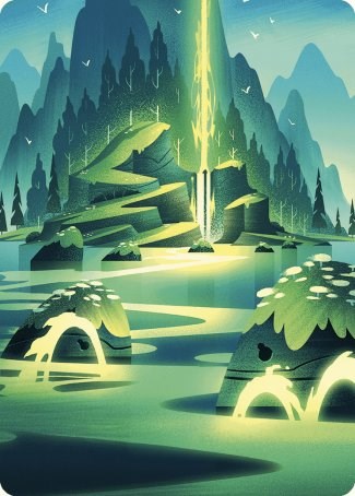 Leyline of Abundance Art Card [Wilds of Eldraine Art Series] | Devastation Store