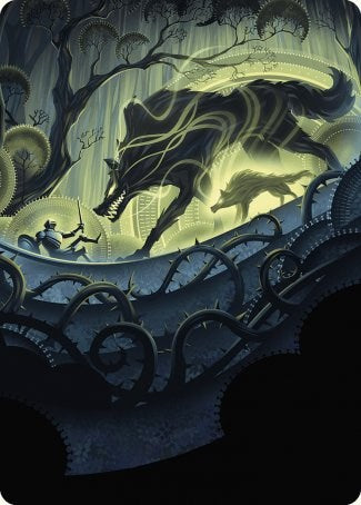 Unnatural Growth Art Card [Wilds of Eldraine Art Series] | Devastation Store