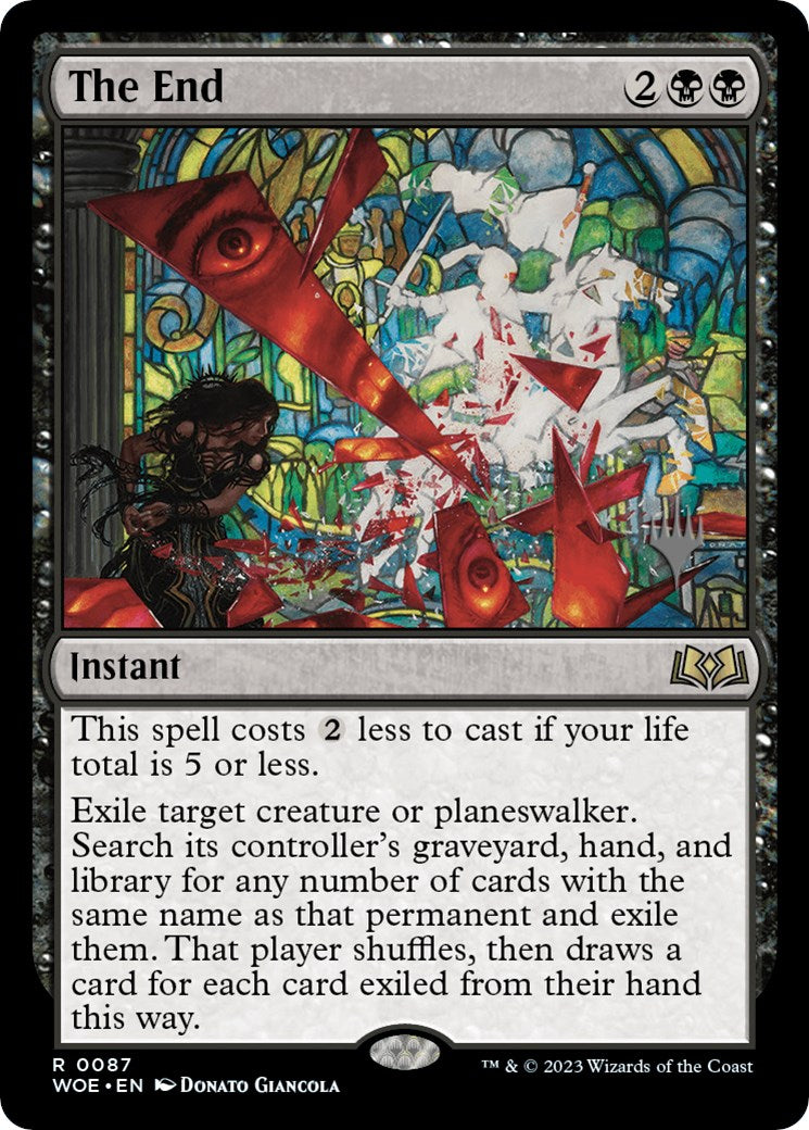 The End (Promo Pack) [Wilds of Eldraine Promos] | Devastation Store