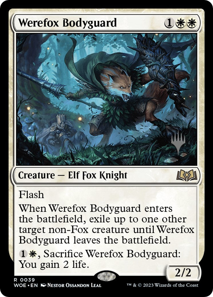 Werefox Bodyguard (Promo Pack) [Wilds of Eldraine Promos] | Devastation Store