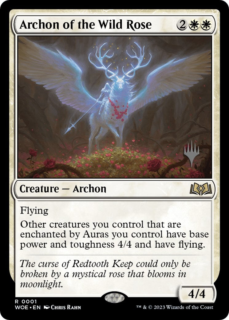 Archon of the Wild Rose (Promo Pack) [Wilds of Eldraine Promos] | Devastation Store