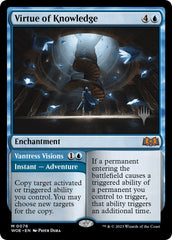 Virtue of Knowledge // Vantress Visions (Promo Pack) [Wilds of Eldraine Promos] | Devastation Store