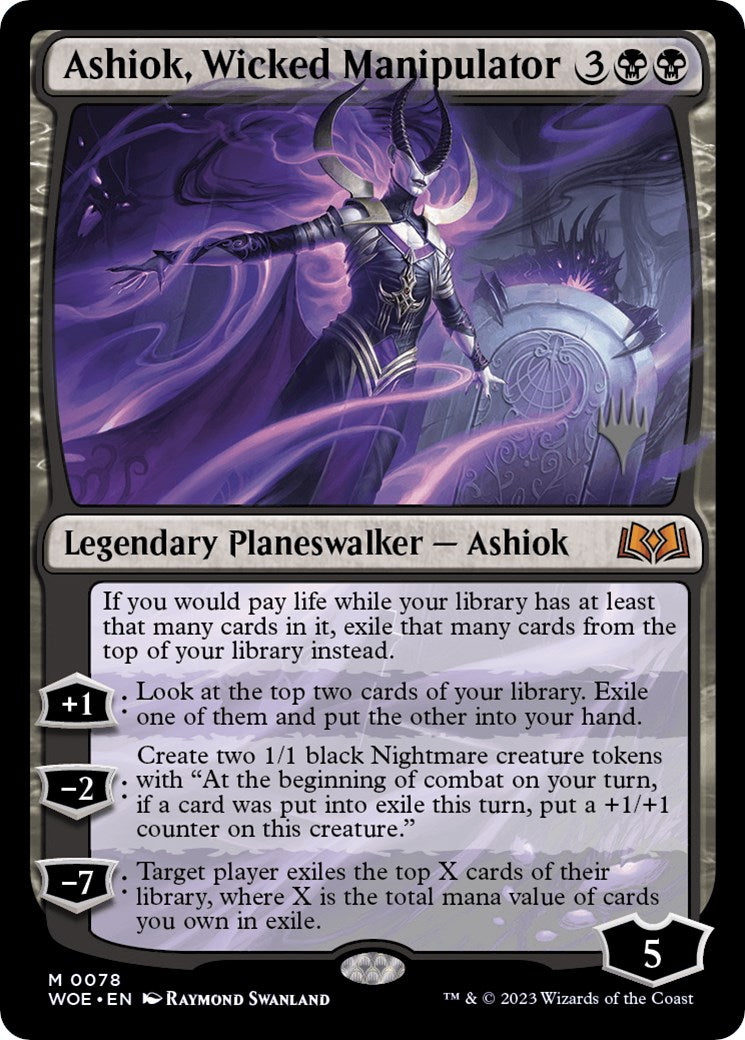 Ashiok, Wicked Manipulator (Promo Pack) [Wilds of Eldraine Promos] | Devastation Store