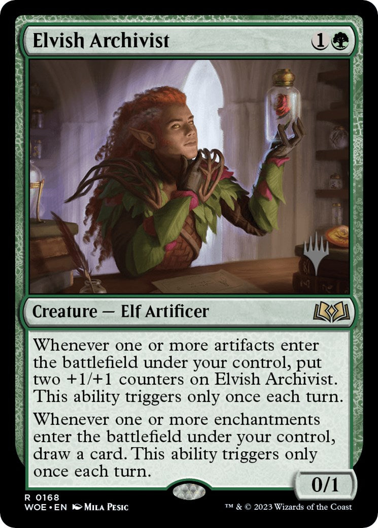 Elvish Archivist (Promo Pack) [Wilds of Eldraine Promos] | Devastation Store