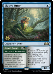 Elusive Otter // Grove's Bounty [Wilds of Eldraine Prerelease Promos] | Devastation Store