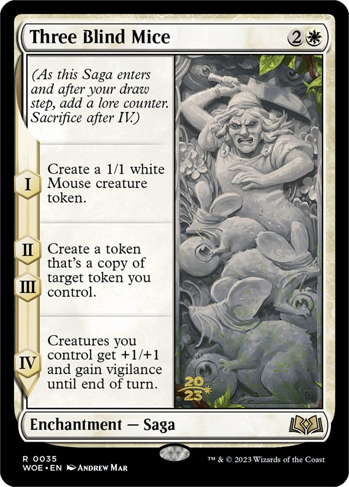 Three Blind Mice [Wilds of Eldraine Prerelease Promos] | Devastation Store