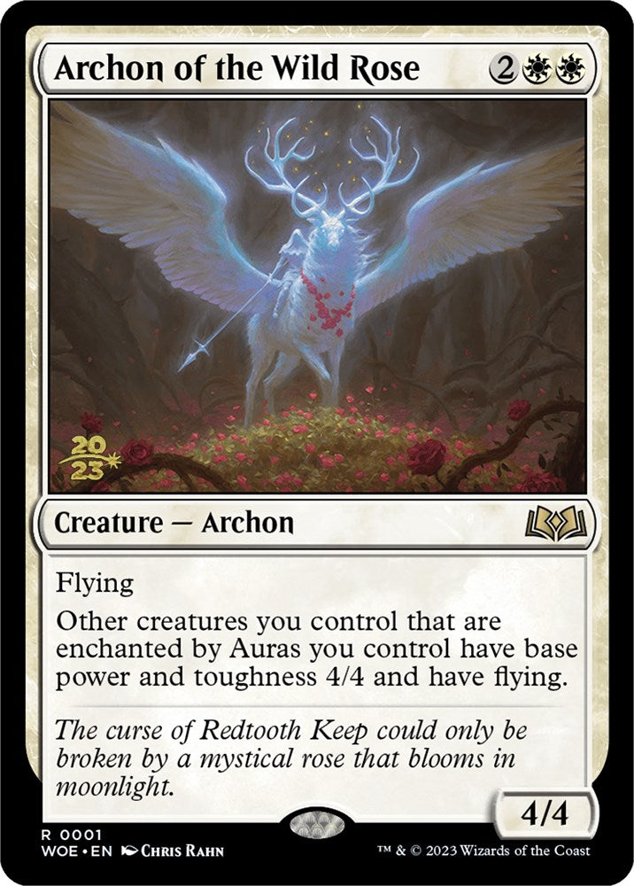 Archon of the Wild Rose [Wilds of Eldraine Prerelease Promos] | Devastation Store