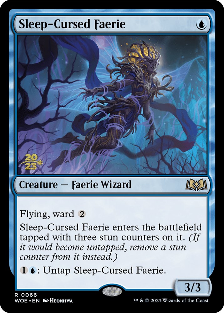 Sleep-Cursed Faerie [Wilds of Eldraine Prerelease Promos] | Devastation Store