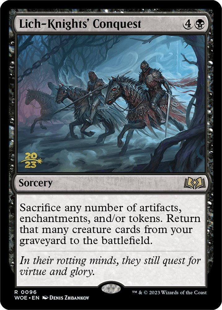 Lich-Knights' Conquest [Wilds of Eldraine Prerelease Promos] | Devastation Store