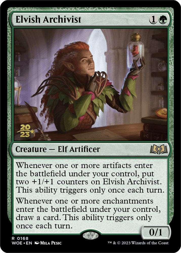 Elvish Archivist [Wilds of Eldraine Prerelease Promos] | Devastation Store