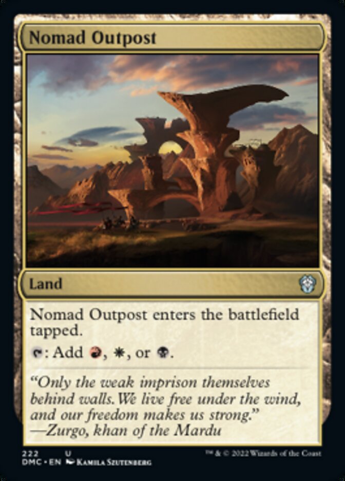 Nomad Outpost [Dominaria United Commander] | Devastation Store