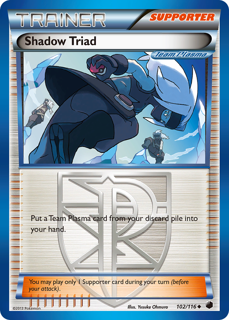 Shadow Triad (102/116) [Black & White: Plasma Freeze] | Devastation Store