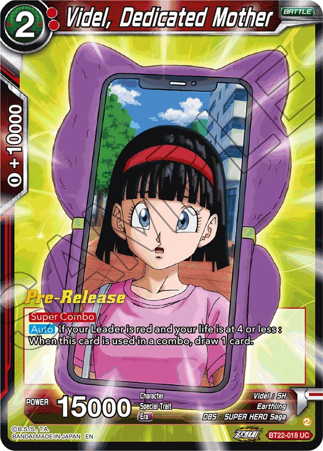 Videl, Dedicated Mother (BT22-018) [Critical Blow Prerelease Promos] | Devastation Store