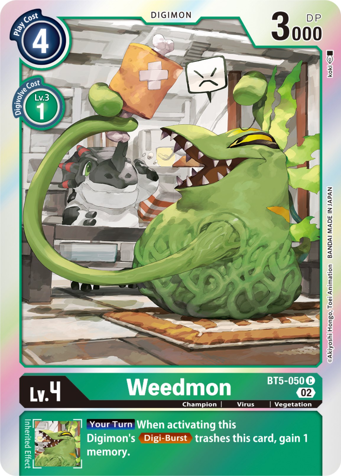 Weedmon [BT5-050] [Resurgence Booster] | Devastation Store