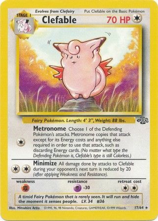 Clefable (17/64) [Jungle Unlimited] | Devastation Store