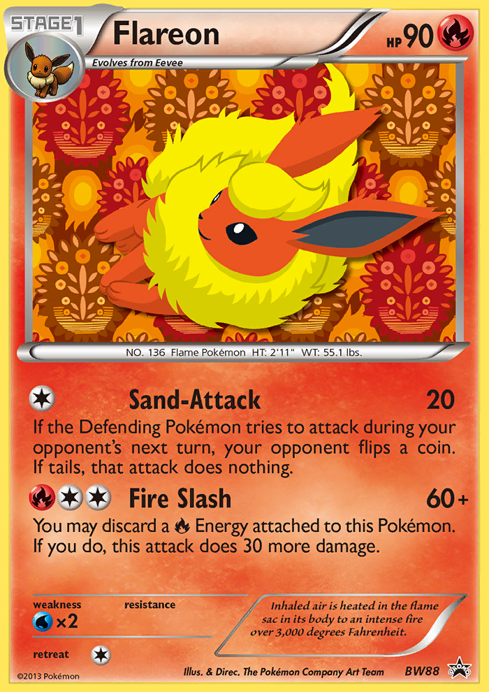 Flareon (BW88) [Black & White: Black Star Promos] | Devastation Store