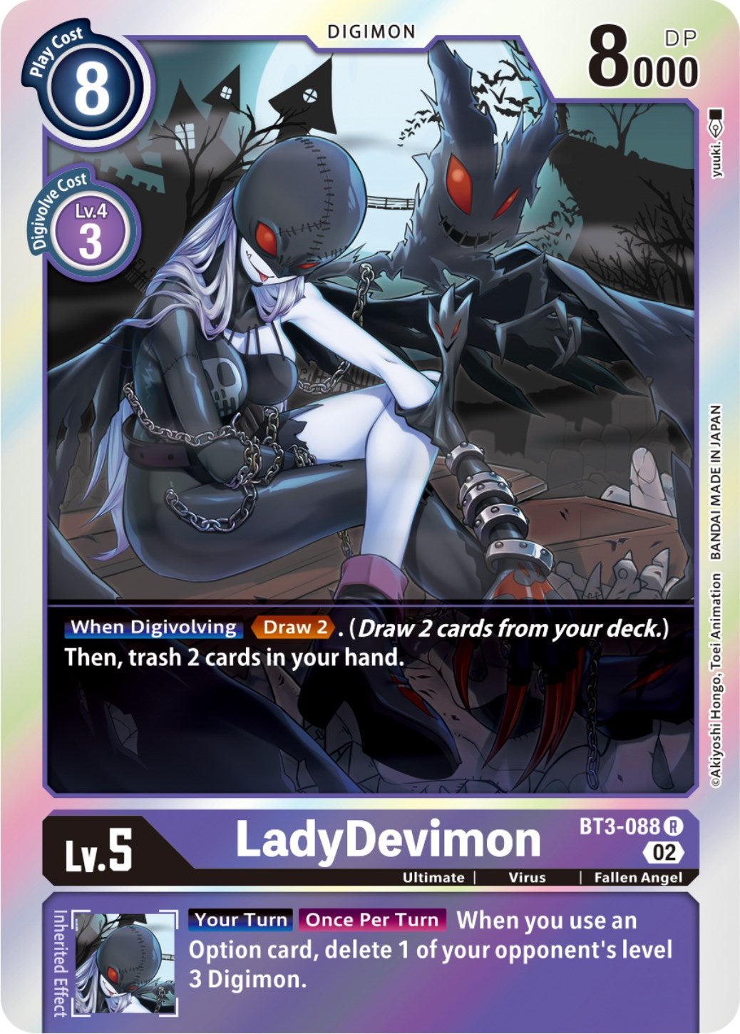 LadyDevimon [BT3-088] (Resurgence Booster Reprint) [Resurgence Booster] | Devastation Store