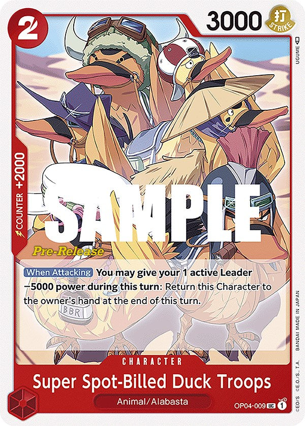 Super Spot-Billed Duck Troops [Kingdoms of Intrigue Pre-Release Cards] | Devastation Store