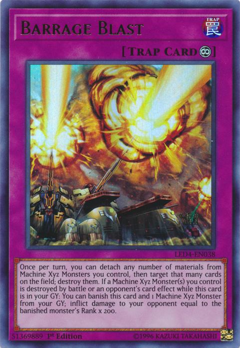 Barrage Blast [LED4-EN038] Ultra Rare | Devastation Store