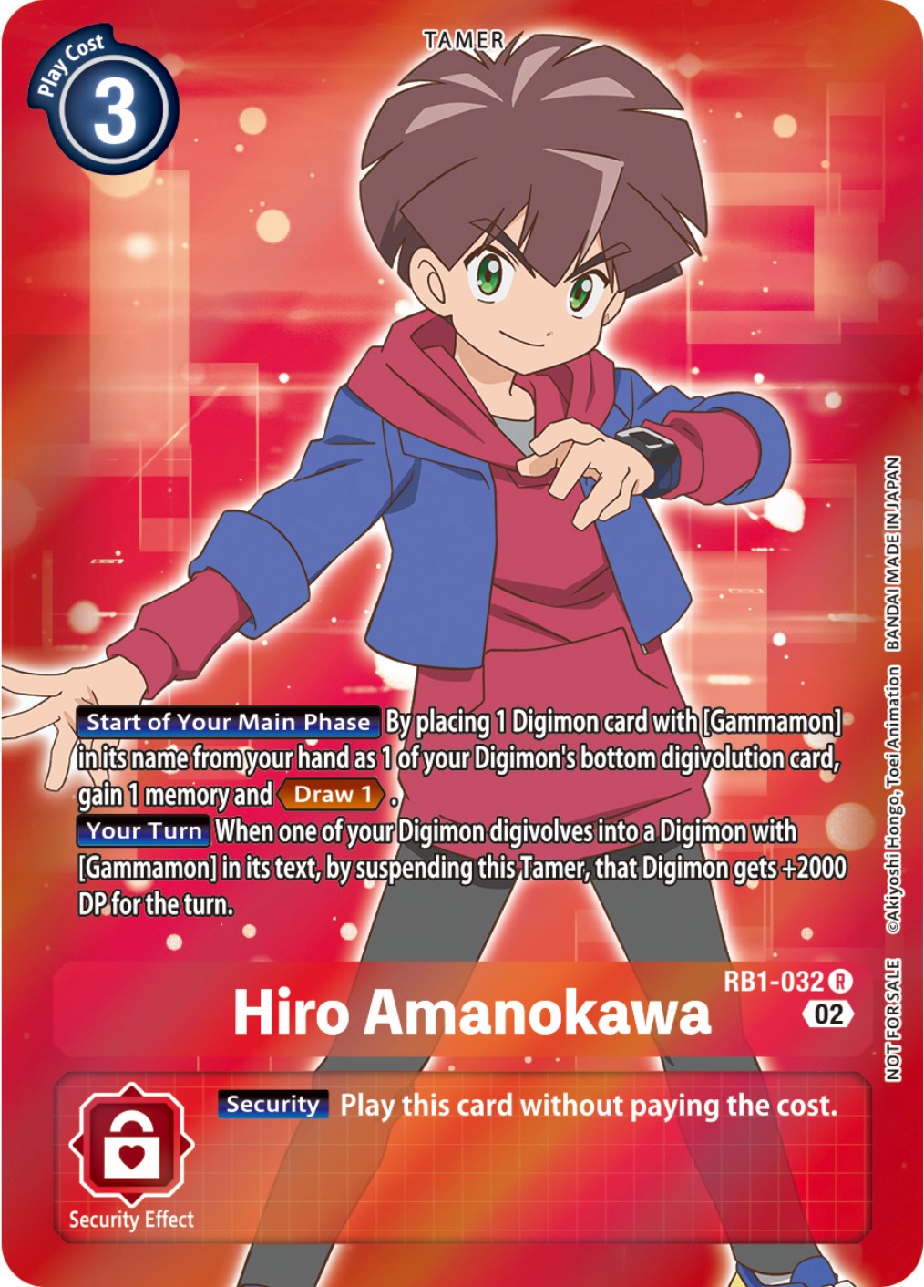 Hiro Amanokawa [RB1-032] (Box Topper) [Resurgence Booster] | Devastation Store