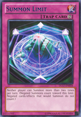 Summon Limit (Blue) [DL17-EN018] Rare | Devastation Store
