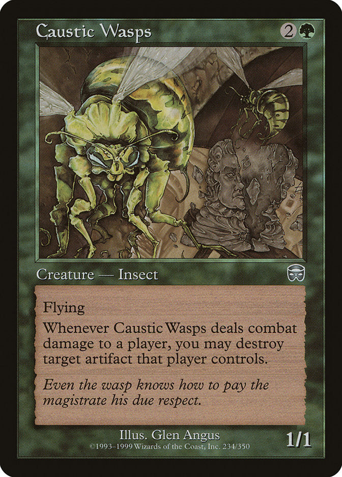 Caustic Wasps [Mercadian Masques] - Devastation Store | Devastation Store