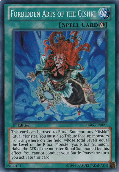 Forbidden Arts of the Gishki [HA06-EN027] Super Rare | Devastation Store