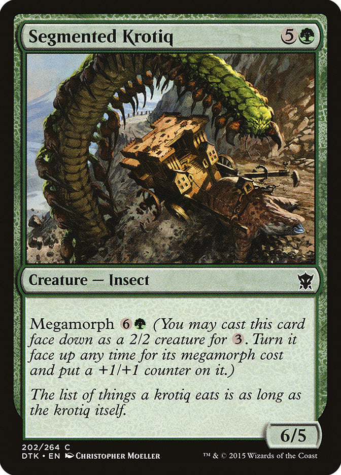 Segmented Krotiq [Dragons of Tarkir] | Devastation Store