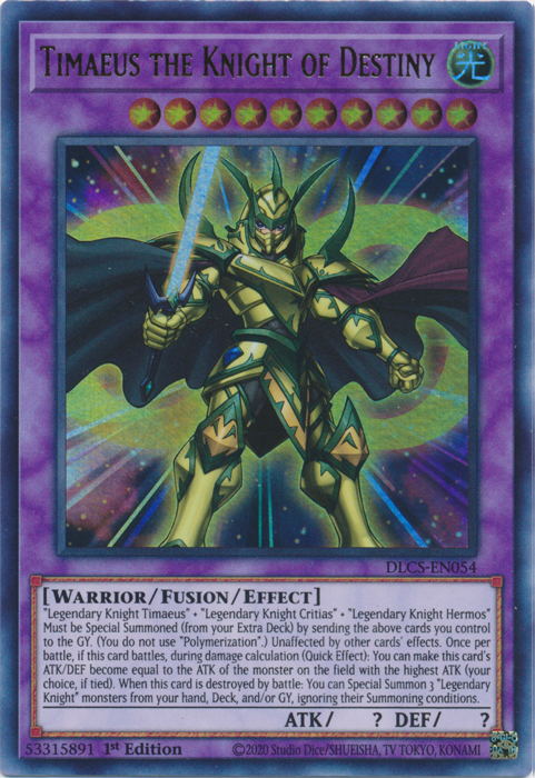 Timaeus the Knight of Destiny [DLCS-EN054] Ultra Rare | Devastation Store