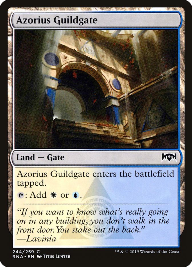 Azorius Guildgate (244/259) [Ravnica Allegiance] | Devastation Store