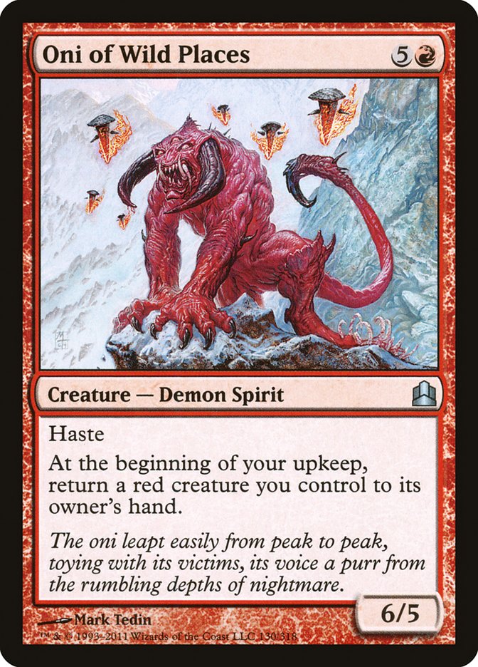 Oni of Wild Places [Commander 2011] - Devastation Store | Devastation Store