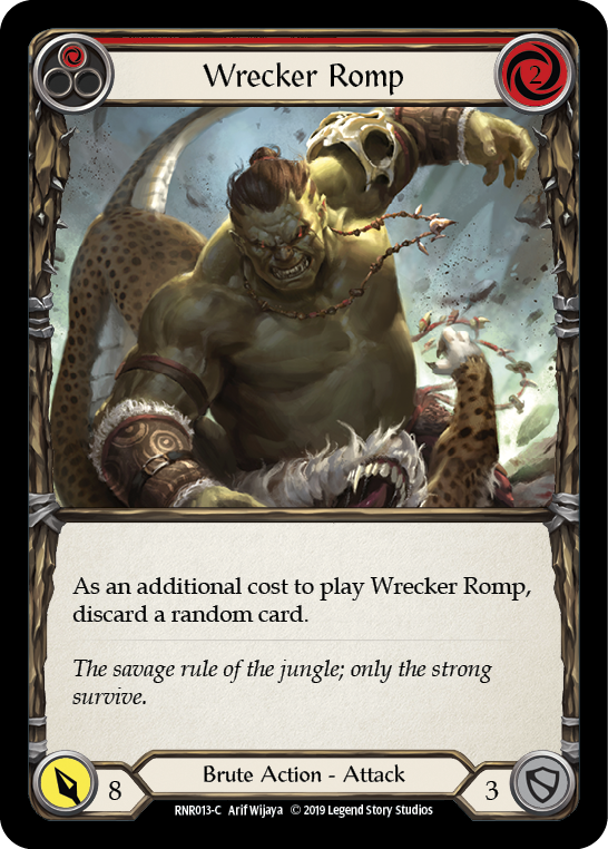 Wrecker Romp (Red) [RNR013-C] (Rhinar Hero Deck)  1st Edition Normal | Devastation Store