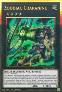 Zoodiac Chakanine [MAGO-EN037] Gold Rare | Devastation Store