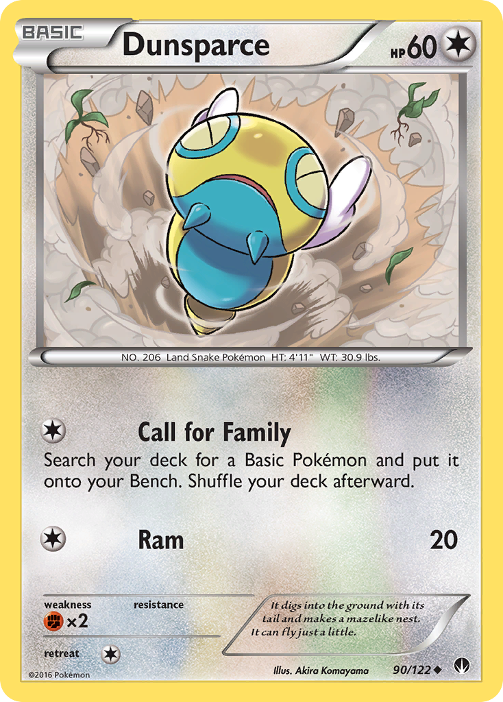 Dunsparce (90/122) [XY: BREAKpoint] | Devastation Store