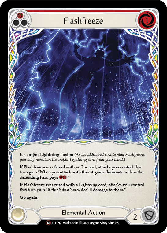 Flashfreeze [U-ELE092] Unlimited Rainbow Foil | Devastation Store