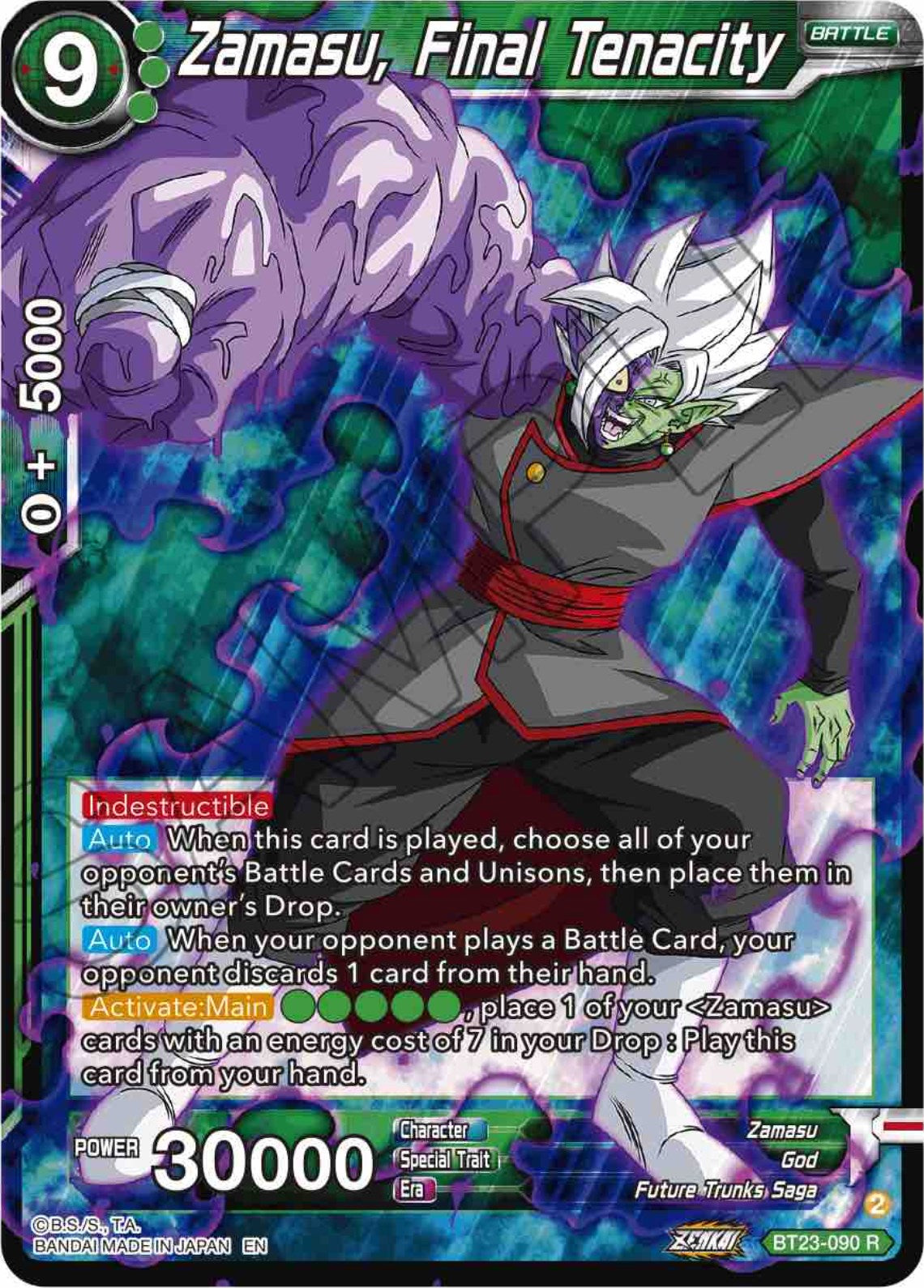 Zamasu, Final Tenacity (BT23-090) [Perfect Combination] | Devastation Store