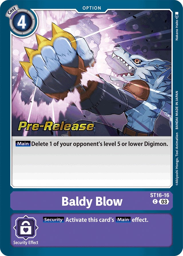 Baldy Blow [ST16-16] [Starter Deck: Wolf of Friendship Pre-Release Cards] | Devastation Store