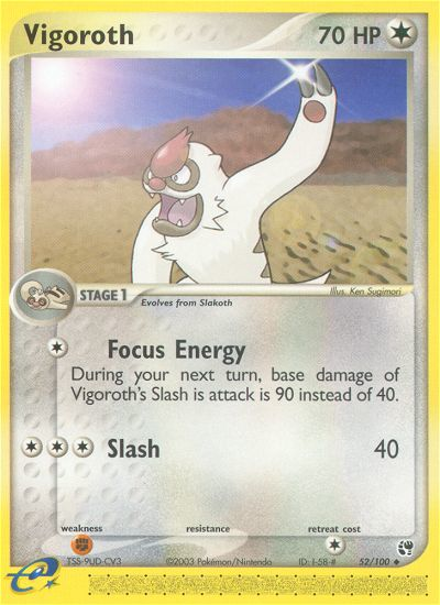 Vigoroth (52/100) [EX: Sandstorm] | Devastation Store