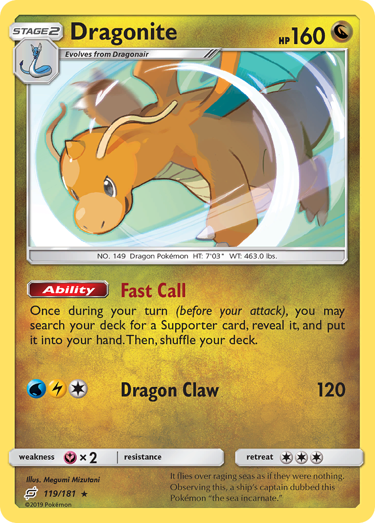 Dragonite (119/181) [Sun & Moon: Team Up] | Devastation Store