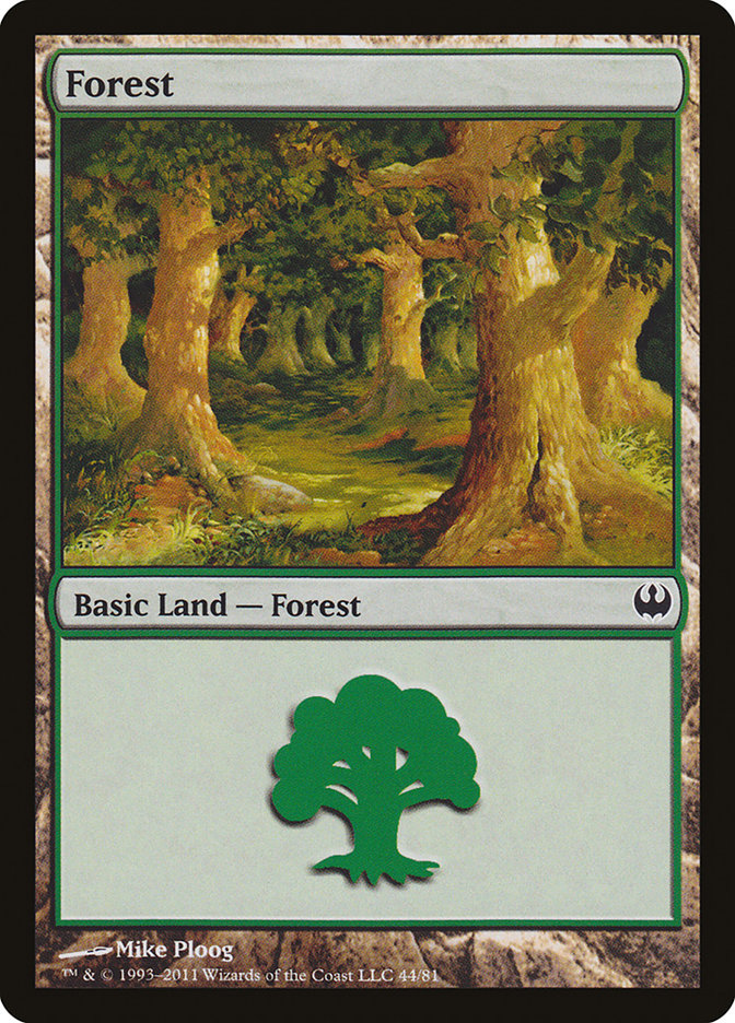 Forest (44) [Duel Decks: Knights vs. Dragons] | Devastation Store