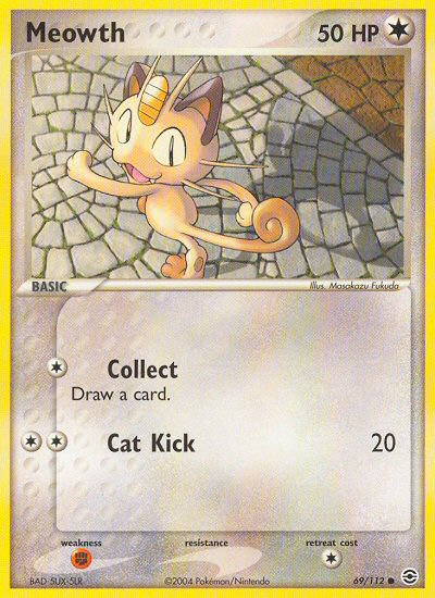 Meowth (69/112) [EX: FireRed & LeafGreen] | Devastation Store
