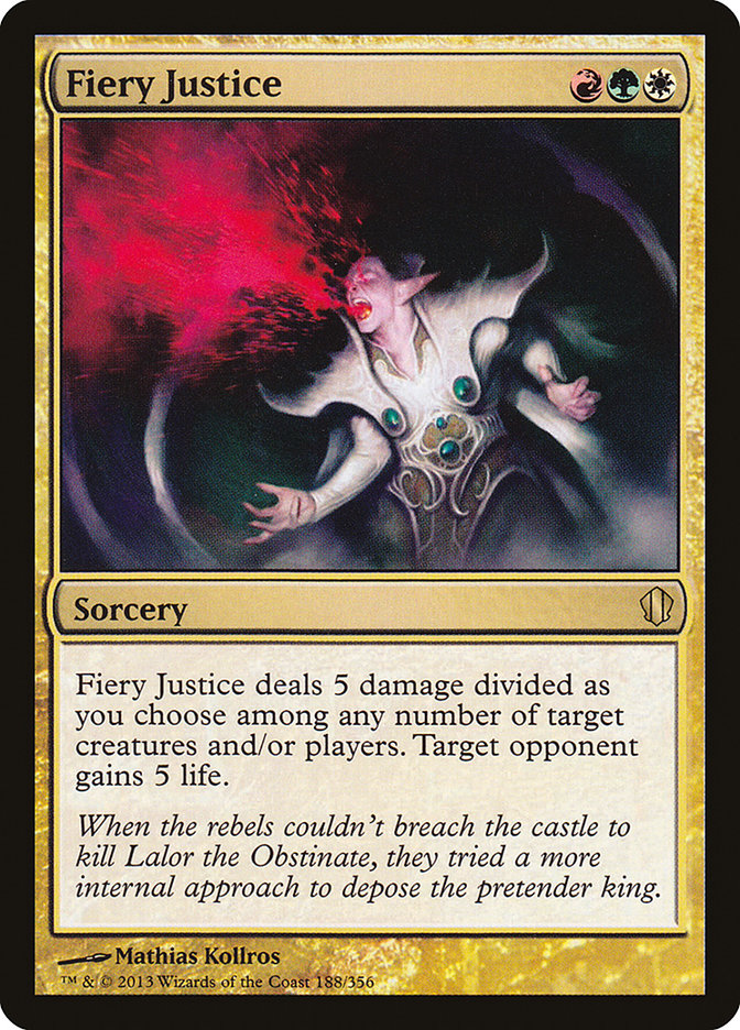 Fiery Justice [Commander 2013] | Devastation Store