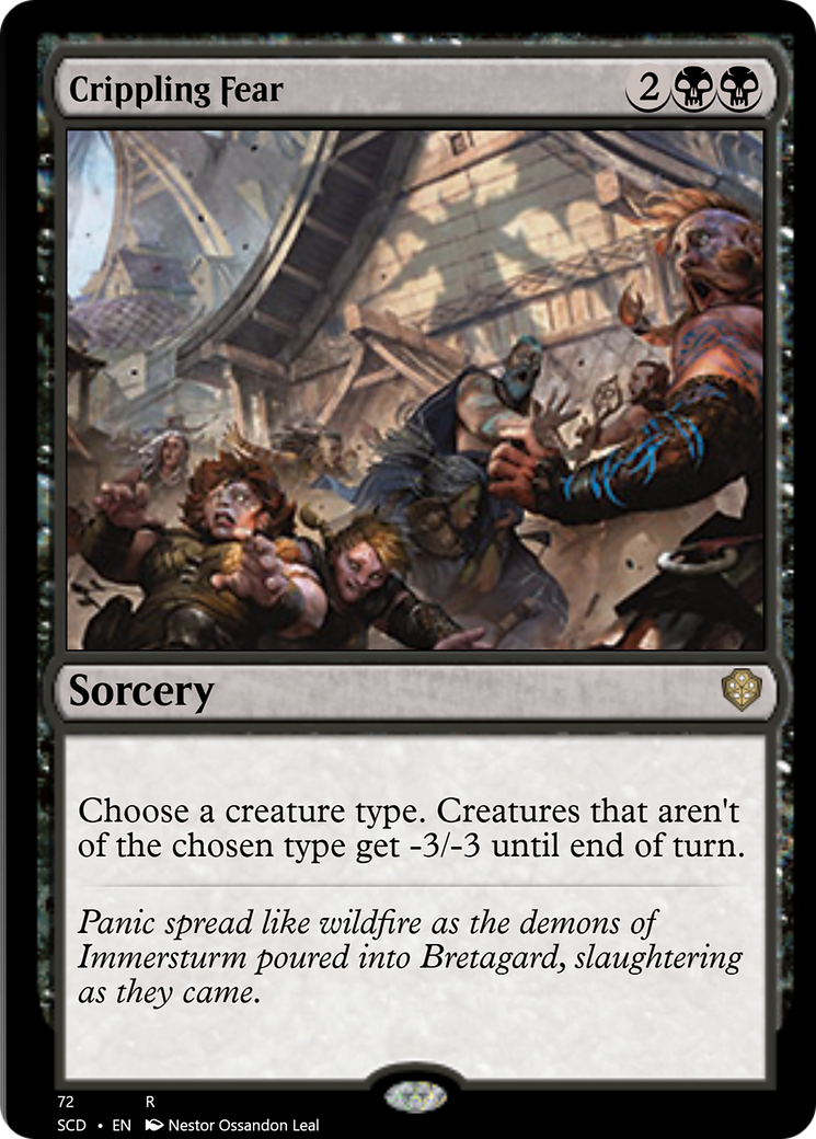 Crippling Fear [Starter Commander Decks] | Devastation Store