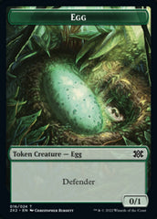 Egg // Monk Double-sided Token [Double Masters 2022 Tokens] | Devastation Store